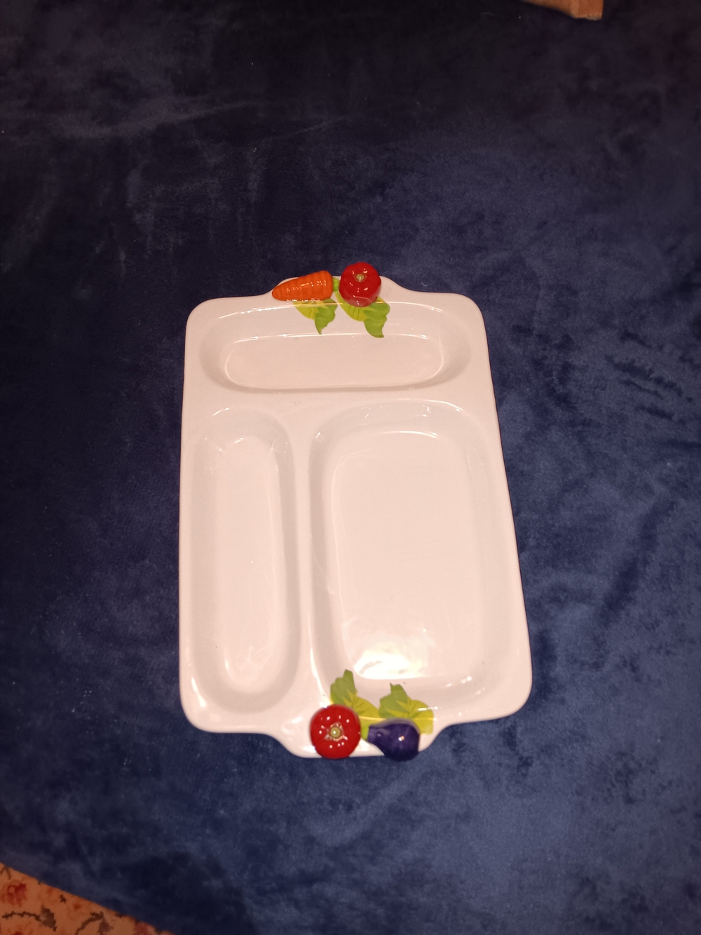 Vintage Italian Vegetable Serving Plate Platter